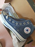 匡威（Converse）帆布运动板鞋 ALL STAR HI高帮休闲鞋 经典男女全明星 日本直邮 NV-藏青色 22.5 实拍图