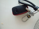 适用于雪佛兰钥匙包真皮钥匙套科沃兹迈锐宝科鲁兹赛欧3创酷科帕奇沃兰多专用男女雪弗兰汽车钥匙扣装饰 雪佛兰C款黑红 实拍图