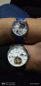 尼尚（Nesun）尼尚手表全自动机械情侣表一对时尚镂空 情人节礼物 情侣手表机械 钢蓝一对 实拍图