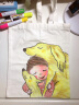 旗牌（Shachihata）DIY纺织颜料衣服布料手绘涂鸦绘画T恤笔 双头 2.0-5.0mm 棕/黄 EKT-25TT 实拍图