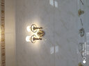 源之瀚 新款金色LED水晶壁灯简约现代床头灯卧室灯楼梯过道灯具酒店灯饰 8005-1 5瓦三色 实拍图
