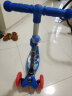 迪士尼（Disney）儿童滑板车3-6-10-12岁大童小孩防侧翻可调节折叠闪光轮滑滑车 红蜘蛛侠 前置脚踏+5档高度 实拍图