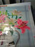 伊人5D钻石画满钻新款卧室清新百合花卉钻石绣贴钻画砖石画餐厅钻石绣 5D炫彩实色魔方圆钻 10092 清新百合【40x45cm】满钻 实拍图