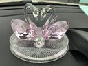都爵族（dojoz） 水晶天鹅汽车摆件车载香水座车上装饰品轿车内饰品时尚车饰创意小车里装饰摆件女刻字 粉红天鹅-香水座 实拍图