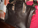 波斯丹顿（BOSTANTEN）男包商务男士手提包横款单肩包头层牛皮公文包男电脑包 啡色 横款 实拍图