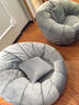 虎图腾个性时尚懒人南瓜沙发客厅休闲卡通卧室阳台单人小沙发椅创意 超柔浅灰 单人位 实拍图