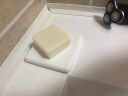 森活SOVO硅藻泥肥皂盒浴室加厚沥水皂托创意吸水香皂盒卫生间洗漱台置物架家居日用品 皂托-方形-白色 实拍图