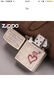 ZIPPOzippo煤油打火机韩版 古银红心ZBT-1-1 永远的 爱FOREVER LOVE 实拍图