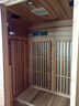 佰年桑实木汗蒸房家用桑拿房远红外线光波碳板房干蒸红雪松金丝木铁杉 红雪松/双人(带七彩灯)送货安装 实拍图