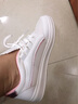 回力厚底小白鞋女2025新款秋季松糕增高鞋子女鞋爆款白色板鞋女款 白色【升级款】 38 实拍图