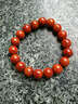 可塘明珠 配珠宝鉴定证书 南红玛瑙手链 火焰纹凉山满肉柿子红女士天然手串 情人节礼物 珠径10MM 实拍图