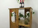 竹庭楠竹书架360度旋转书柜客厅书本陈列架落地家用简易多层置物架子 五层-椭圆旋转书架【加大款】 实拍图
