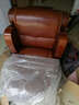 纽麦 老板椅 真皮电脑椅 按摩可躺皮质办公座椅子家用书房 总裁大班椅 10轮【棕色精选牛皮+按摩+搁脚】 实拍图