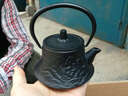 龙颜堂日本南部铁壶小号铸铁壶纯手工铁壶急须壶煮水茶壶黑点泡茶壶 富士山 黑色款 实拍图