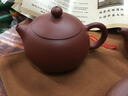 一茗金砂 宜兴紫砂壶茶壶自产自销名家吴娟华高难度大红袍朱泥大品 300CC全手工壶西施壶 一个小品一个大品组合价 实拍图