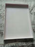 正想 欧式长方形树脂托盘 创意茶具水杯塑料茶盘餐盘水果盘洗漱口杯收纳盘子 粉色树脂托盘 30*22*1.8cm 实拍图