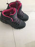 郁克（YUKE）登山鞋女男士户外旅游鞋防水防滑高帮耐磨徒步鞋工装鞋情侣款 2026M黑梅红女款加绒(35-42) 38 实拍图