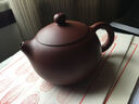 一茗金砂 宜兴紫砂壶茶壶自产自销名家吴娟华高难度大红袍朱泥大品 300CC全手工壶西施壶 大品 约300CC 实拍图