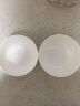 LICHEN景德镇骨瓷餐具米饭碗面碗纯白陶瓷汤碗多规格可选 4.5英寸金钟碗 1个 实拍图