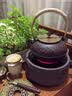 友茗堂新款家用电陶炉茶炉围炉煮茶家用日本老铁壶银壶铜壶陶壶专用烧水泡煮茶炉小型大功率办公室内电炉 新品 幻影方形-暮光灰 实拍图