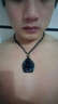 石传百世天然黑曜石马年本命佛吊坠男女士金曜石生肖守护神项链生日礼物 A款金曜大势至菩萨-属马守护神 实拍图