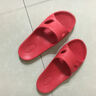 足间舞 韩版拖鞋 夏季居家情侣 凉拖鞋 浴室防滑拖鞋女夏天男士情侣拖鞋地板拖鞋 洗澡软底 1913 红色 39 实拍图