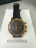 积优（JEAYOU） 真皮表带男代用天梭力洛克1853美度罗西尼飞亚达海鸥天王浪琴欧米茄依波dw阿玛尼精工手表带女士 黑色 表盘接口19mm，扣子接口16mm 玫金色蝴蝶扣 实拍图