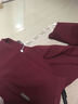 魔之韵弹力紧身小脚打底裤子外穿女士休闲大码胖mm显瘦薄款/加绒裤8181 酒红色【长裤黄金绒冬款】 加绒 S (80-95斤左右) 实拍图