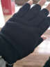 克拉斯卡classic 秋冬季女士羊毛保暖半指手套 简约时尚开车写字玩手机灵活手套 包邮 黑色 均码 晒单实拍图