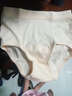水晶豆 女士内裤纯棉裆棉质面料高腰中老年大码宽松妈妈内裤老人三角裤头全棉 浅玉 M【腰围1尺9至2尺2】 实拍图