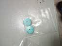 彩荷绿松石隔片隔珠 金刚手串松石处理垫片星月菩提子散珠配饰 直径13mm一片 实拍图