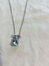 米莱珠宝1.68克拉海蓝宝吊坠18K金吊坠镶嵌项链天然宝石女士生日礼物 不含链 配链可额外定制 实拍图