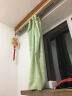 美丽契约窗帘 全遮光加厚棉麻窗帘成品田园星星定制遮光布料客厅 果绿星85%遮光(挂钩) 1.3米宽x1.5米高一片 实拍图