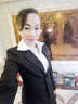 汇美特小西装职业装女装套装秋装工作服正装西服外套前台面试工装 黑色西装+裤+白衬衫 M(建议90-100斤以内) 实拍图