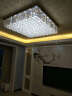 思洛迪《包安装》水晶灯吸顶客厅灯长方形水晶灯创意大厅灯LED餐厅灯 包安装 长1米2  宽1米2  三色 晒单实拍图