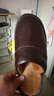 范米尼头层牛皮真皮棉拖鞋秋冬男士女情侣室内居家拖鞋老人保暖防滑家居 618【棕色】显瘦版 37-38 码【26】内长24厘米 实拍图