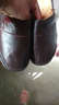 范米尼头层牛皮真皮棉拖鞋秋冬男士女情侣室内居家拖鞋老人保暖防滑家居 618【棕色】显瘦版 37-38 码【26】内长24厘米 实拍图
