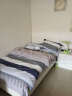 云瑾 纯棉床单三件套 全棉宿舍床上用品被套单人床学生寝室被褥套装 念之以蓝 1.2米床3件套-被罩150*200 实拍图