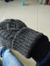 卡蒙（kenmont）羊毛手套男冬天户外防寒加厚保暖针织毛线手套分指五指手套骑车2805 灰色 实拍图