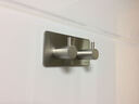 YOULET德国YOULET304不锈钢挂钩单钩浴室厨房无痕粘钩门后挂衣钩衣帽钩 方型双直钩 实拍图