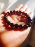 石传百世天然石榴石散珠单珠石榴石手串手链女款水晶散珠珠子diy手串配件 珠径9毫米单圈 实拍图