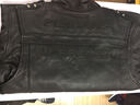 PERCOOL真皮皮衣男士机车服皮夹克头层加厚牛皮摩托骑行服秋冬季大码外套 黑色 (头层牛皮) XL 建议145-155斤 实拍图