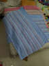 禄瑞福家纺床上用品纯棉老粗布枕套全棉单人条纹枕头套信封式 单只装1只 潭思 手工制作约48cmx74cm 实拍图