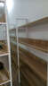 皇球 钢木书架置物架货架展示架层架书柜书架超市组合样品陈列柜货柜 浅胡桃+白架不带柜 长120*宽30*高182*厚2.5=5层 实拍图