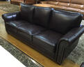 胜优美 皮艺沙发 美式乡村真皮沙发 简约复古客厅四人位组合 简约欧式进口油蜡头层牛皮大小户型皮艺家具 防污功能皮 三人位 实拍图