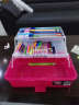 老A(LAOA)12.5英寸糖果色家用透明塑料三层五金工具箱收纳箱 12.5‘’玫红色 晒单实拍图