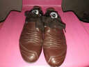 红蜻蜓男鞋新款真牛皮英伦商务休闲单皮鞋圆头舒适爸爸鞋 棕色系带 38 偏大一码 实拍图