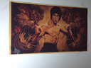 居梦坞 李小龙 怀旧墙面贴画海报 复古老电影挂画 酒吧咖啡厅装饰画芯 NB3989 实拍图