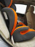 艾星 儿童汽车安全座椅加强防护宝宝安全座椅ISOFIX  9个月-12岁 红色 实拍图