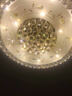 安灯堡客厅灯具大气圆形水晶灯酒店奢华金色圆形轻奢led吸顶灯灯饰1112 36W 5㎡内适用 500lm 40一层三色 实拍图